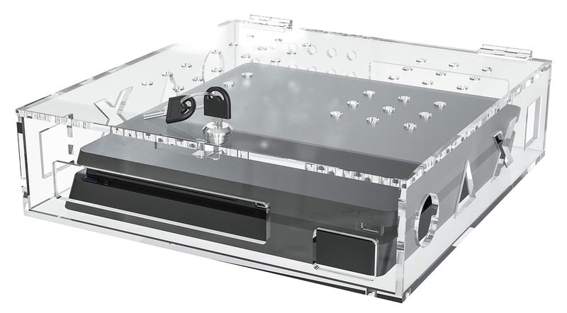 Skywin Acrylic Lock Box for PS4 Game Console - Secure and Protect Public Gaming Consoles - Compatible with Playstation, PS4 Slim, PS4 Pro - Image 4